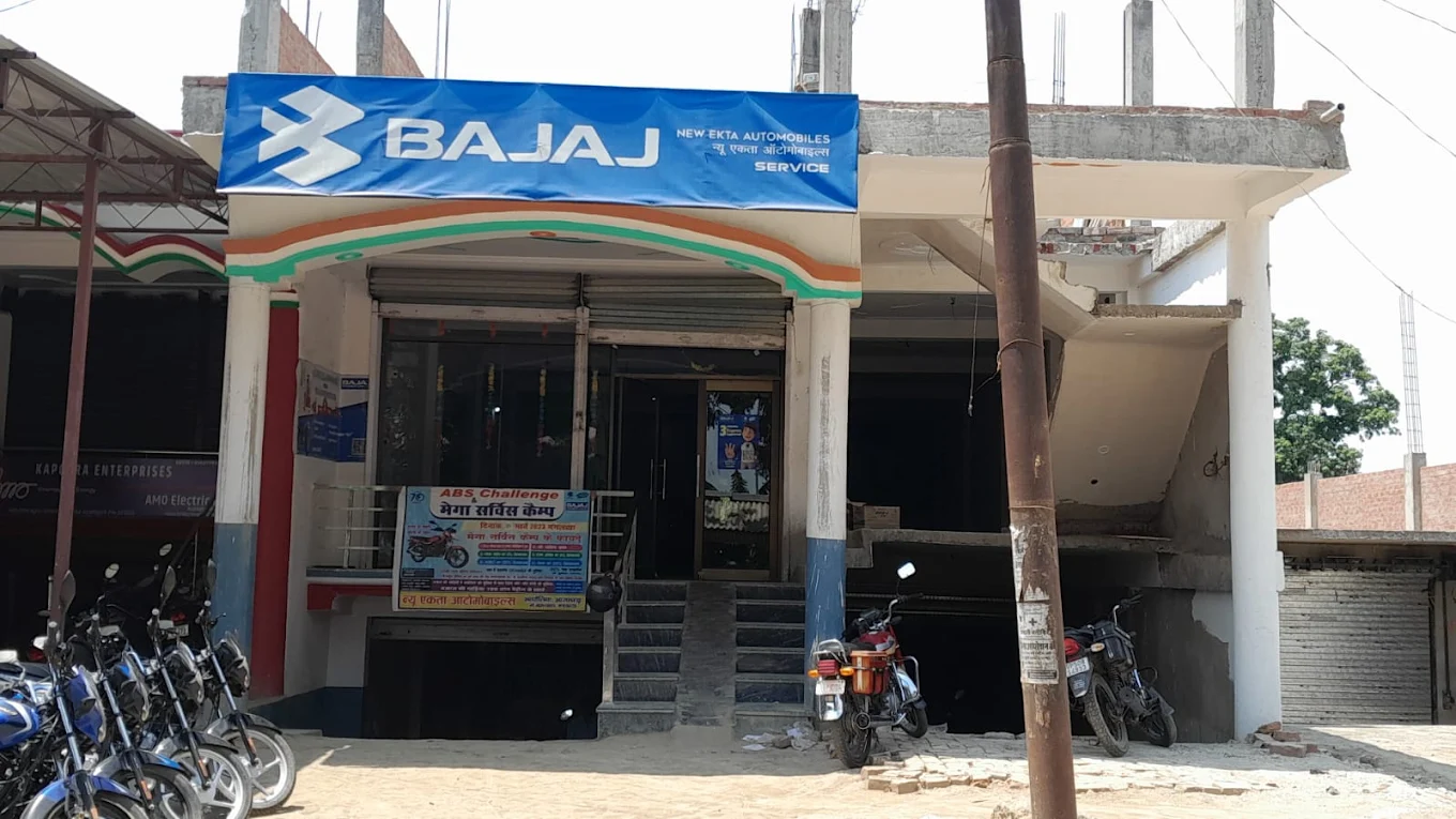 New Ekta Automobiles Bajaj Showroom Front
